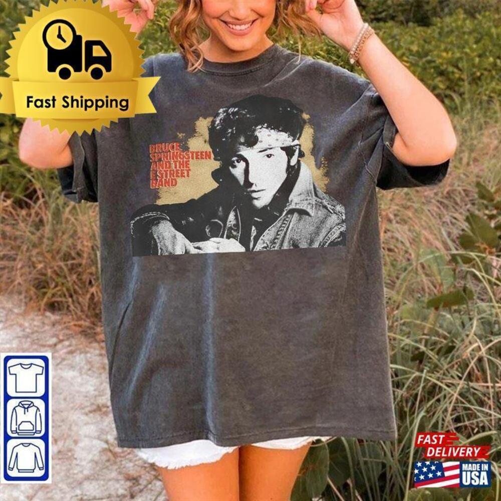 1985 Bruce Springsteen Tour Shirt E Street Band Old School Tee T-shirt